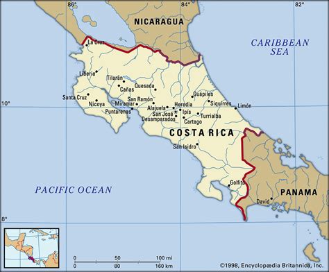 where is costa rica located geographically